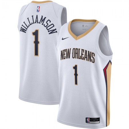 Herren NBA New Orleans Pelicans Trikot Zion Williamson 1 Nike 2020-2021 Association Edition Swingman